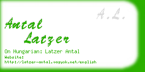antal latzer business card